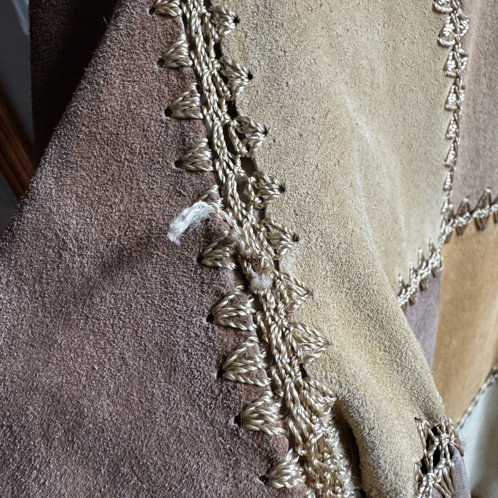 Patchwork Button-Up Jacket - Picture 6 of 6